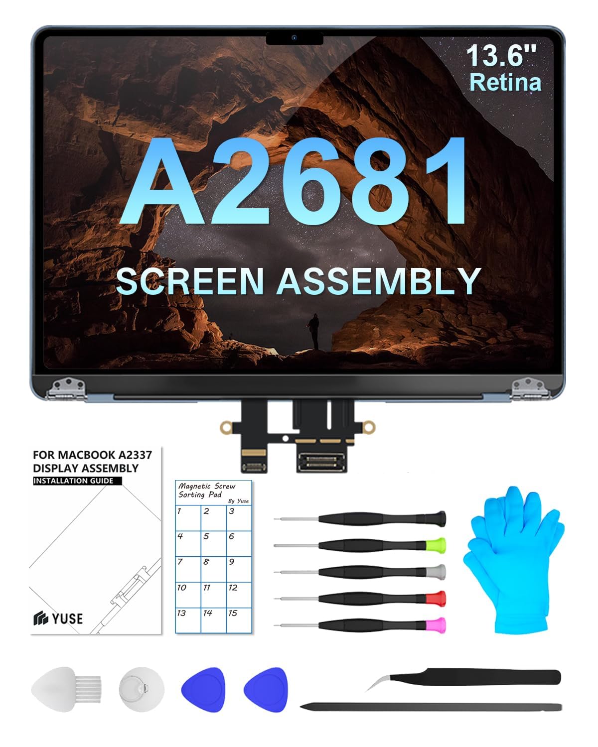 Amazon.co.jp: MacBook Air M2 A2681 2022 13.6インチ (EMC 4074) フル